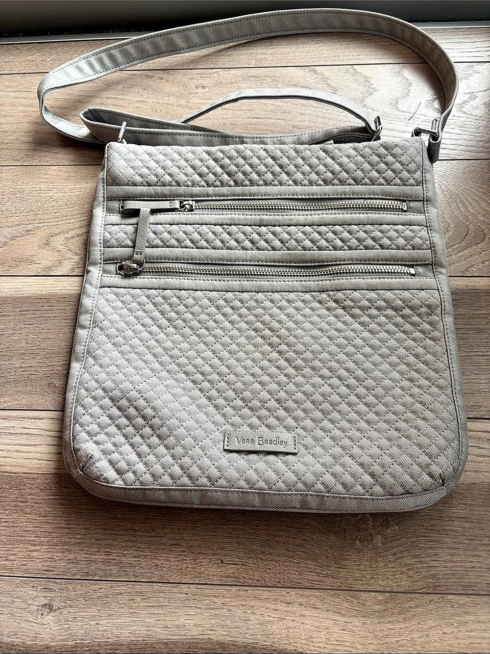 Vera Bradley Hipster Crossbody Bag Gray